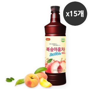 [광야식품]복숭아홍차 1050ml x 15병(1box)